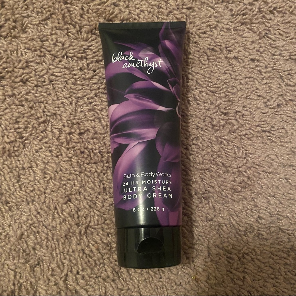 Black Amethyst Bath and Body Works Shea Body Cream